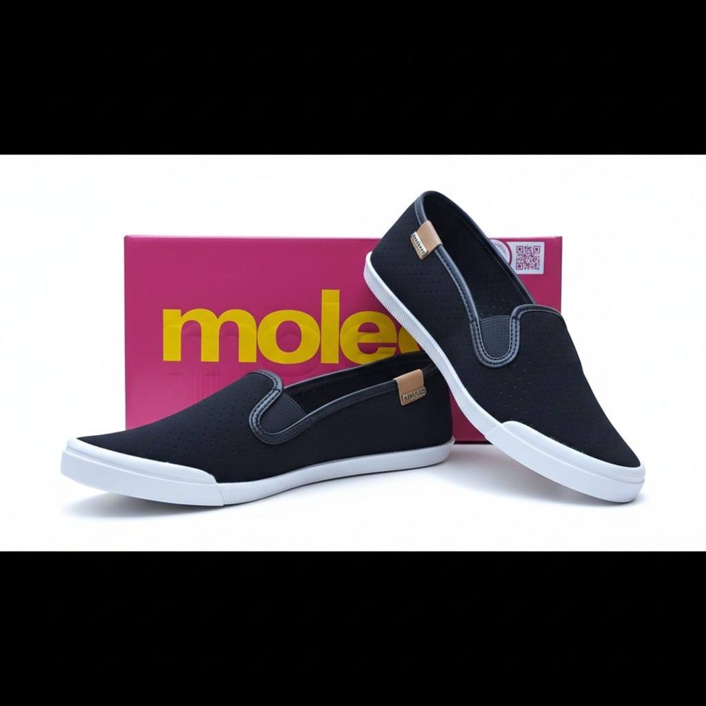 Sapatilha Moleca Microperfuros Milano