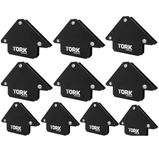 Kit 10 Esquadro Magnético Soldador Suporta 12Kg Super Tork em Oferta na Shopee