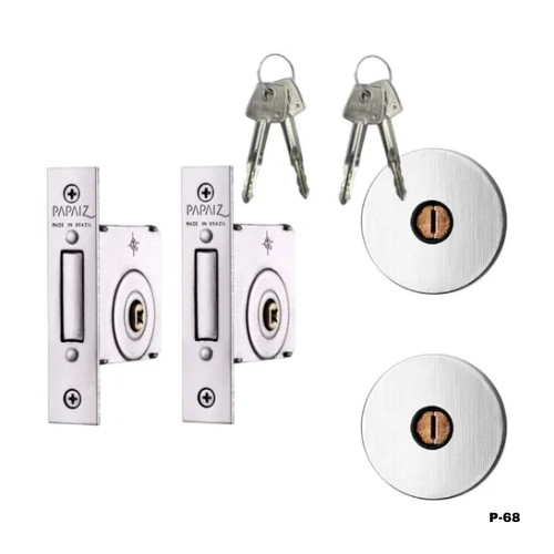FECHADURA PAPAIZ 140CR R68 (2X4) JOGO P-68 | Shopee Brasil
