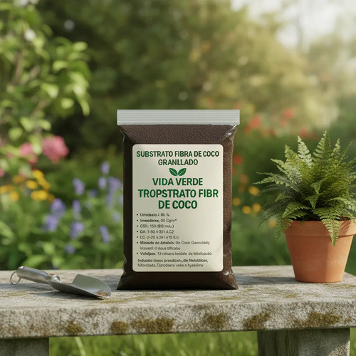 Substrato Fibra de Coco Saco 5L granulado plantio germinação | Shopee ...