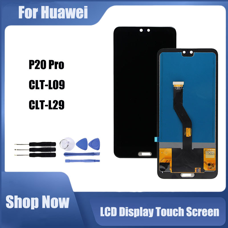 Para Huawei P20 Pro CLT-L09 L29 Display LCD Tela De Toque