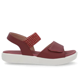 Sandália Plataforma Usaflex Couro Conforto Metalizado UC1403 em Oferta na Shopee