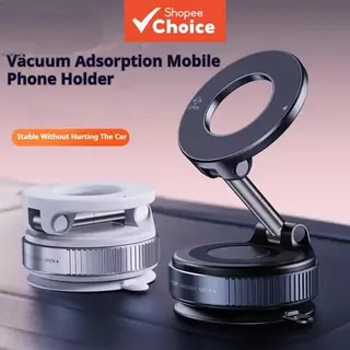Suporte Magnético de Telefone para Carro, Rotativo e Dobrável, Sucção a Vácuo