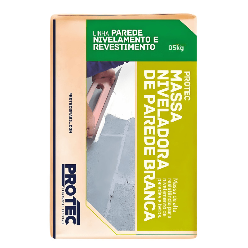 Protec Massa Niveladora Parede Premium Branco 5Kg | Shopee Brasil