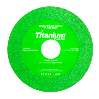 DISCO PARA VIDRO TI-MD/110P - TITANIUM PLATINA em Oferta na Shopee