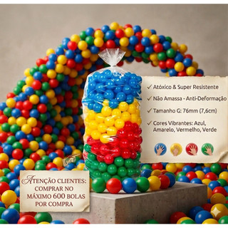 Pacote 50 Bolinhas Coloridas 76mm Não Amassam Piscinas Piscininhas Festa Cores Azul Amarelo Vermelho Verde Infantil em Oferta na Shopee