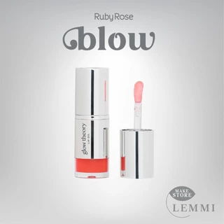 Lip Oil Glow Theory Linha Blow - Ruby Rose em Oferta na Shopee