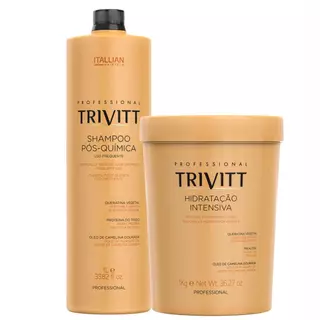 Kit Trivitt Profissional Shampoo 1L + Mascara 1Kg em Oferta na Shopee