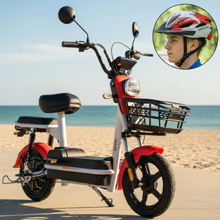 Bicicleta Elétrica 500w Scooter Sem CNH + Capacete em Oferta na Shopee