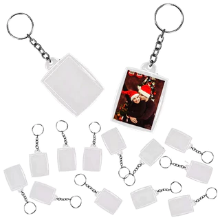 Chaveiro Para Foto 3x4 Acrílico Retangular 50 Unidades em Oferta na Shopee