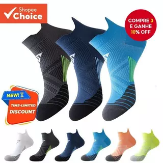 Meias Esportivas Curtas E Confortáveis Para Homens Mulheres – Ideais Corrida Maratonas em Oferta na Shopee