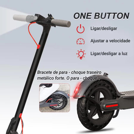Patinete30S elétrico para adultos dobrável 350 watts dupla voltagem 36 volts