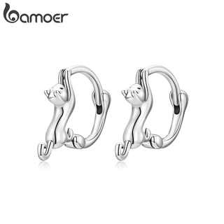 Brincos Bamoer Gato Para Mulheres Meninas Joias Da Moda em Oferta na Shopee