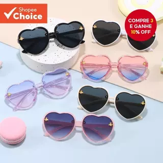 Óculos De Sol De Desenho Animado Para Bebês Meninas Proteção UV400 Lindos Tons Infantis Ajustáveis E Confortáveis Brinca em Oferta na Shopee