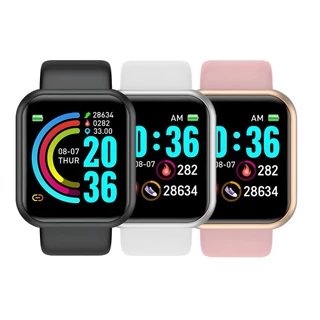 Smartwatch Fitness Tela Touch Monitor Cardíaco Passos Calorias