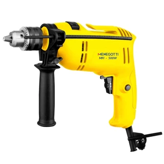 Furadeira de impacto 1/2" 500W velocidade variável e reversível - MFI Menegotti em Oferta na Shopee