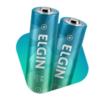 Pilha alcalina pequena AA com 2 unidades - Elgin em Oferta na Shopee