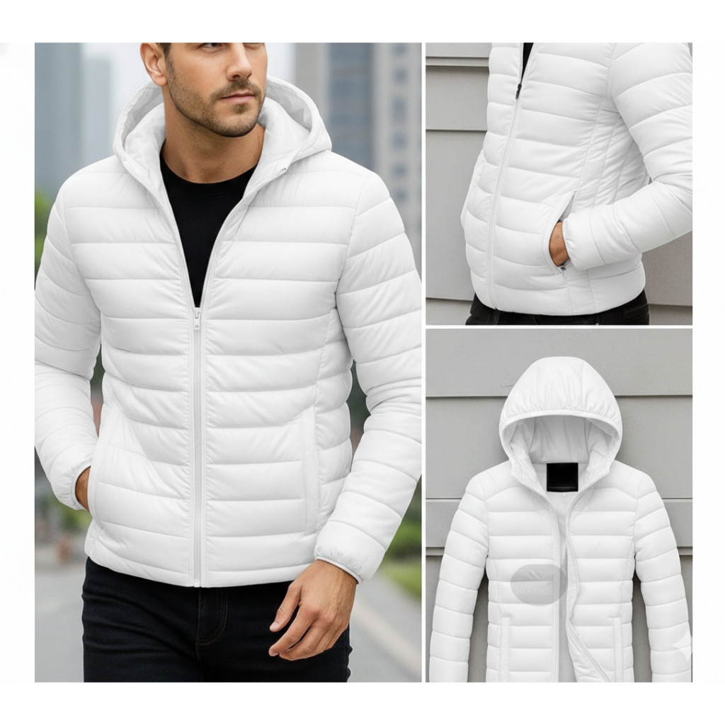 Jaqueta Puffer Bobojaco Impermeável de Frio Intenso Blusa Masculina ...