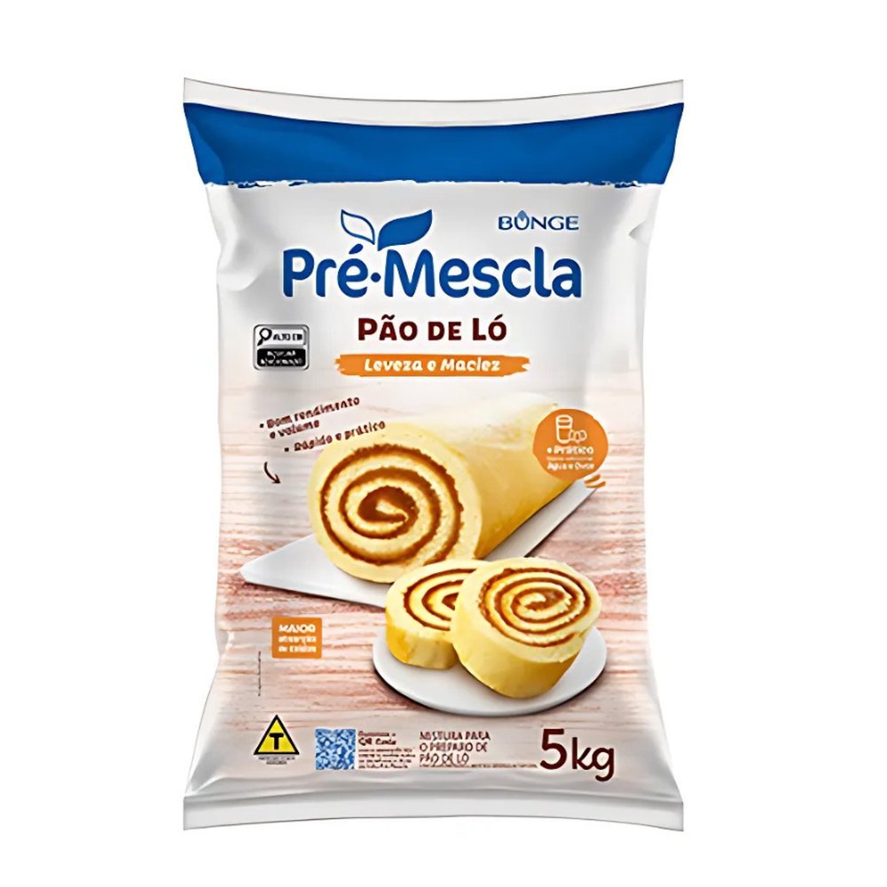 Pré Mistura Pré-Mescla Bolo Pão de Ló 5kg – Bunge