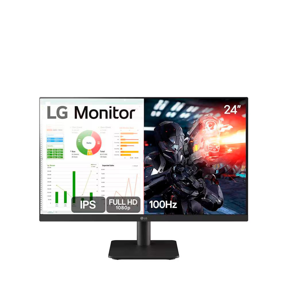 Monitor Gamer 24 Polegadas LG 24MS500-B com Tela IPS, Full HD, 100Hz ...