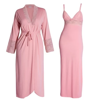 Kit  Robe Roupão e Camisola Amamentação Longos Pós Parto Gestante Maternidade  Liso Renda em Oferta na Shopee