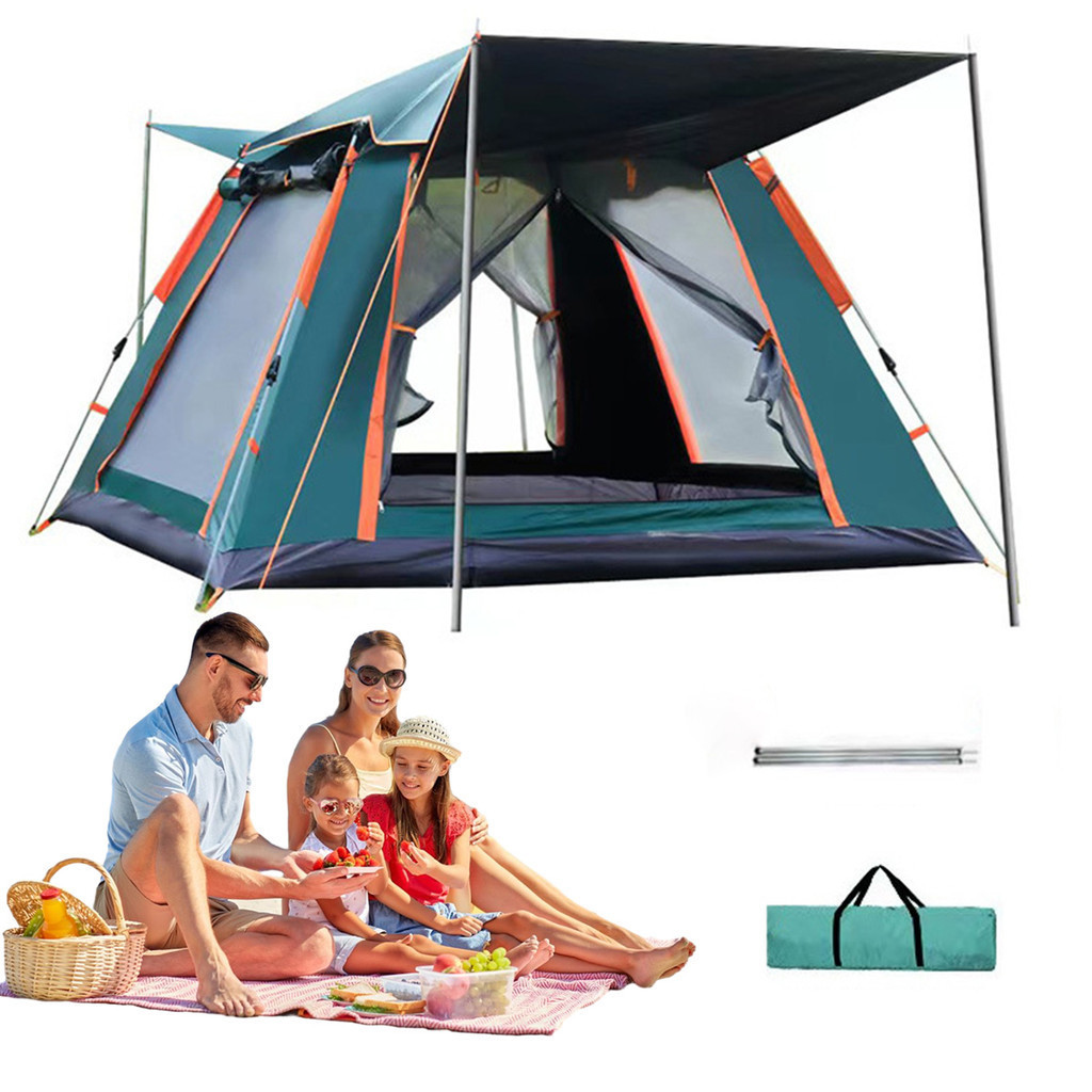 Barraca Camping Automatica 3-4 Pessoas Acampamento 215*215*142cm ...