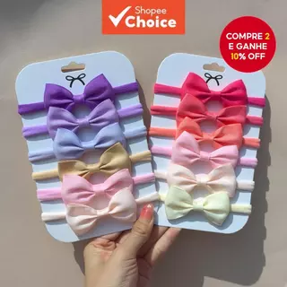 6 Pçs Meninas Bowknot Headbands Cor Sólida Fita De Gorgorão Acessórios De Cabelo Para Bebê Criança em Oferta na Shopee