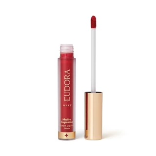 Eudora Batom Líquido Matte Supreme Vermelho Âmbar 4,0ml em Oferta na Shopee