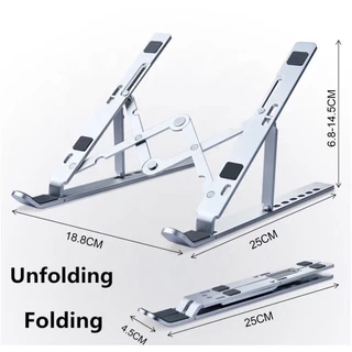 Suporte Dobrável E Portátil Slim Para Notebook E Macbook Aluminio