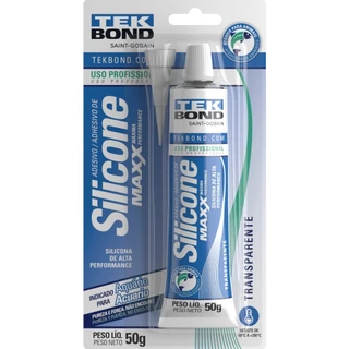 Silicone acético maxx para vedação de aquário 50 gramas - Tekbond em Oferta na Shopee