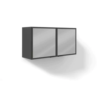 Armário Línea com 2 Portas de Vidro Bartira em Oferta na Shopee