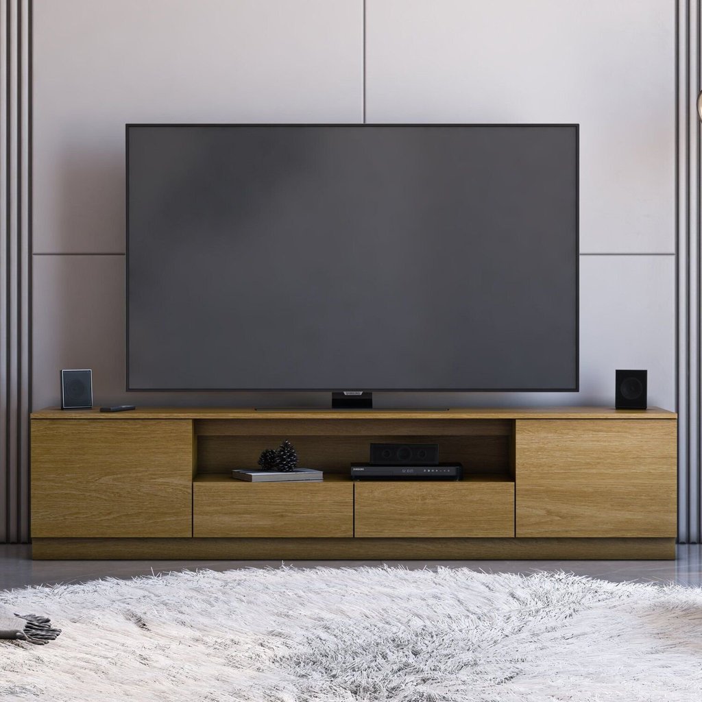 Rack para Tv 85 Polegadas 2 Portas 2 Gavetas Liz Yescasa | Shopee Brasil