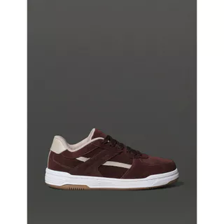 Tênis Masculino Court Camurça Layers Calvin Klein Jeans - Marrom em Oferta na Shopee