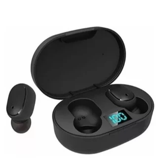 Fone De Ouvido Sem Fio E6s Bluetooth 5.0 Tws Preto Envio Imediato