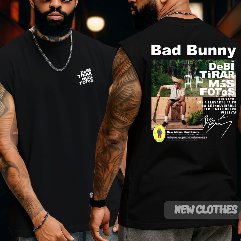 Regata Oversized Rapper Bad Bunny Debi Tirar Mas Fotos World Tour Show ...