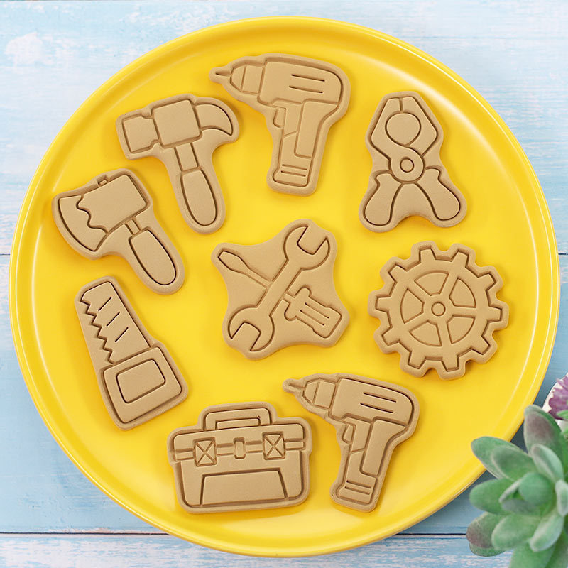 Kit de Ferramentas para Confeitaria - 8 Peças de Cortadores 