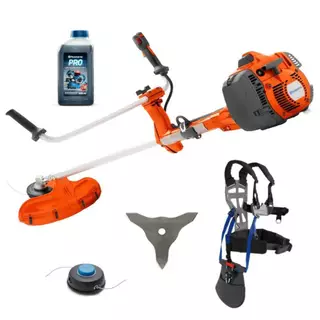 Kit Roçadeira a gasolina 2,8 hp 545RX + Óleo lubrificante para motor PRO - Husqvarna em Oferta na Shopee