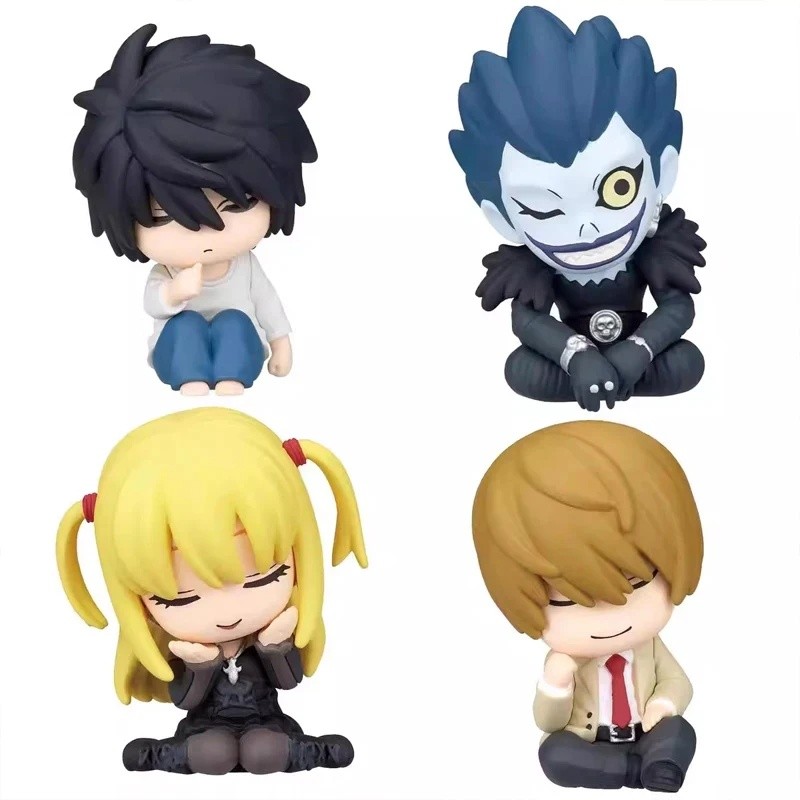4 Pçs/set Death Note L Lawliet Anime Figura Yagami Light Action