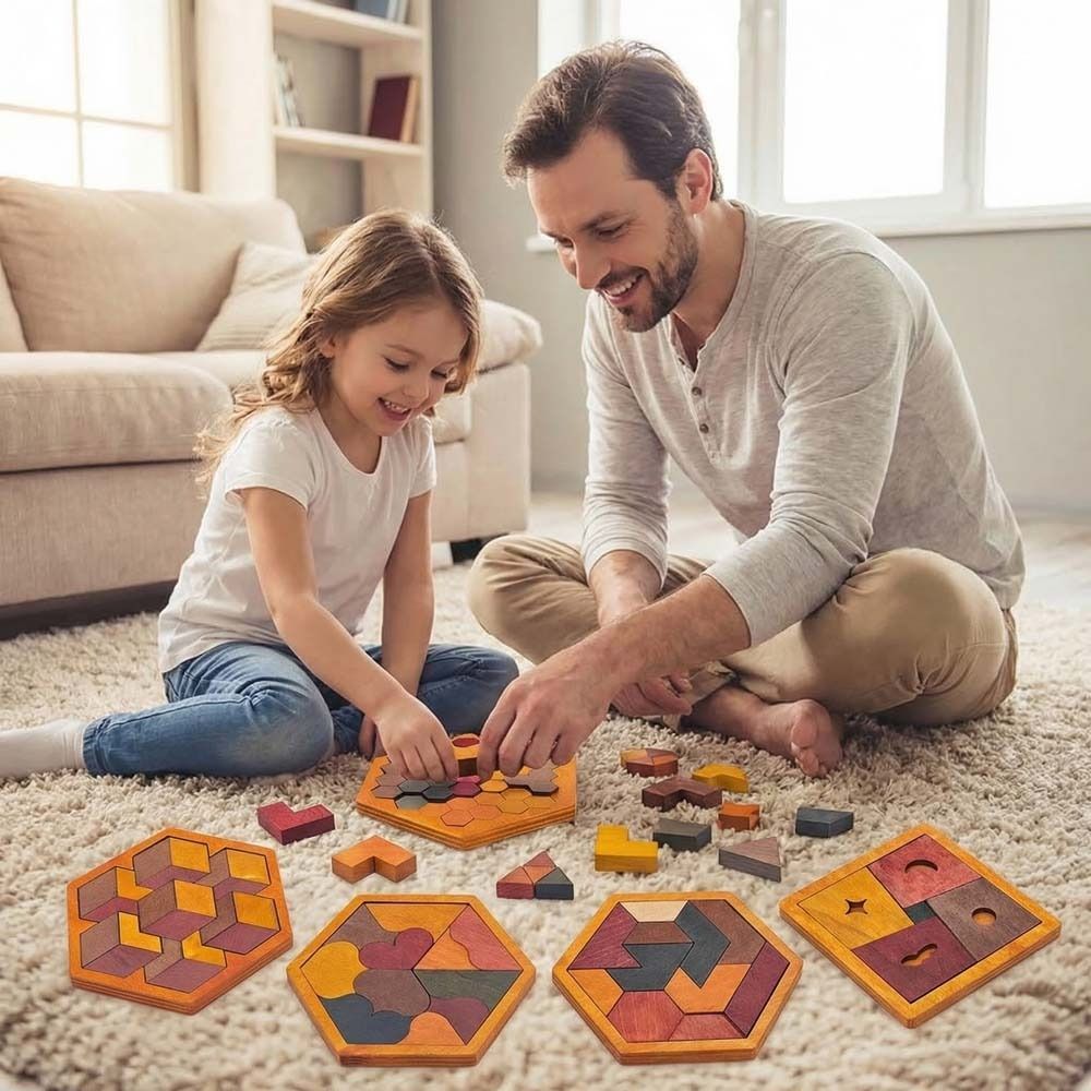 SEPTEMBERB Tangram Puzzle , Padrão Cognitivo Pensamento Lógico