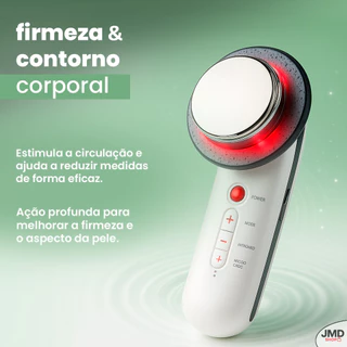 Massageador Bivolt anti envelhecimento rugas beleza Aparelho Portátil Ultrassom Tens Infravermelho em Oferta na Shopee