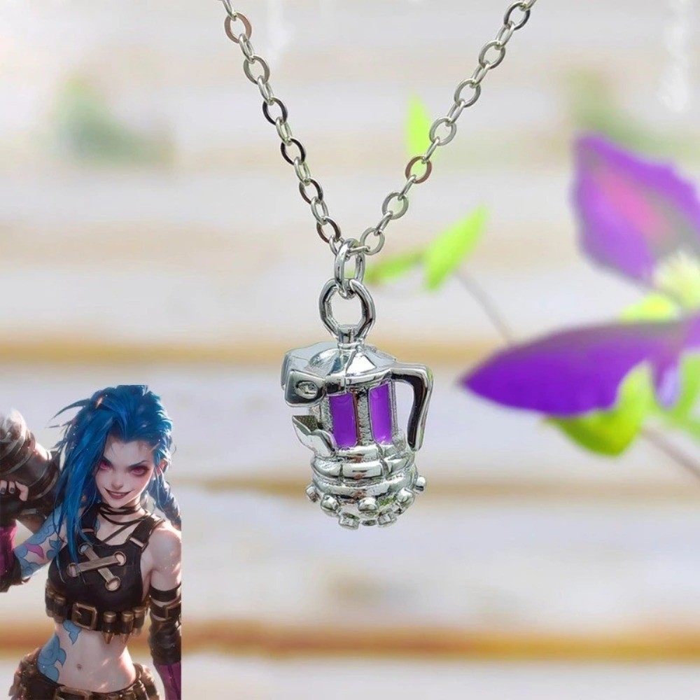 Arcano Jinx Colar Anime Masculino Feminino Cosplay Pingentes Prop Dos ...