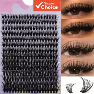 Cílios De Cluster 40D De Alta Densidade-Extensões De Curvatura D De Comprimento Misto De 9-16 Mm , Fibra Sintética Ultra em Oferta na Shopee