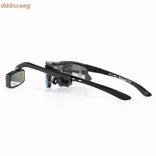 [dddxceeg] Bicicleta Ciclismo Equitação Óculos Espelho Retrovisor 360 Ajuste Vista Traseira Capacete De Montagem De