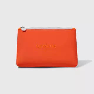 Nécessaire Neoprene Laranja Océane 4you em Oferta na Shopee