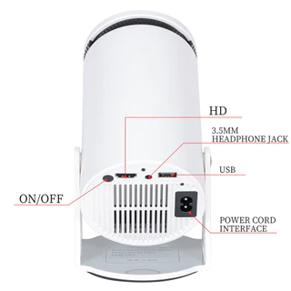 Projetor HY300 Magcubic 4K HD WiFi Bluetooth Até 150 Polegadas Bivolt Celular TV Box Xbox PS5 PC Cinema Portátil