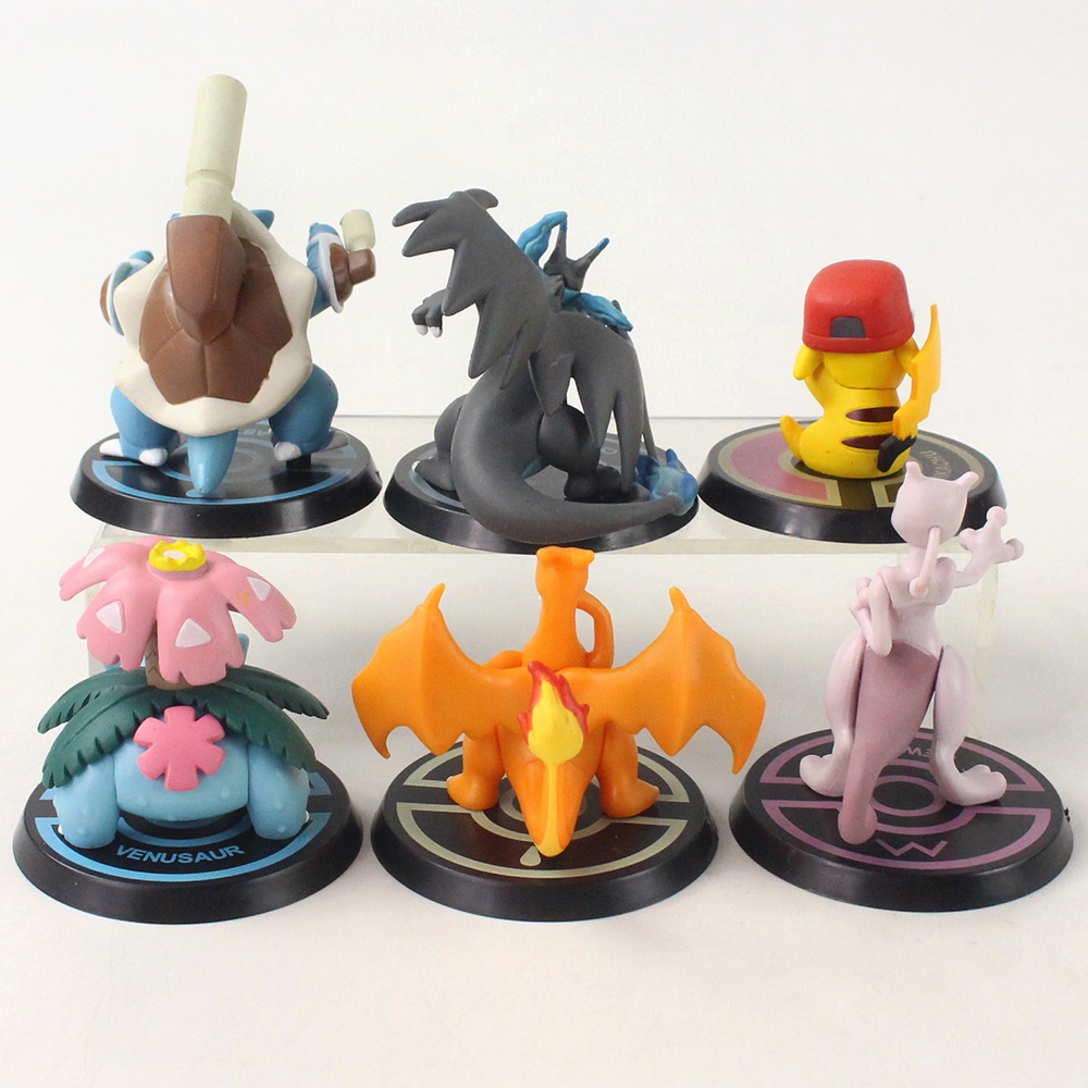 24 Pçs/set Venusaur Groudon Pokemon Mewtwo 4-5 centímetros Pikachu Dos  Desenhos Animados Figuras Anime Modelo Coleção de Brinquedos para As  Crianças Presentes - AliExpress