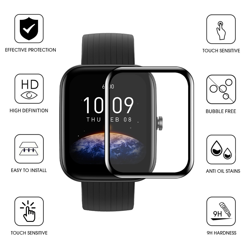 2 Pezzi Full-Cover per Huami Amazfit GTS Pellicola
