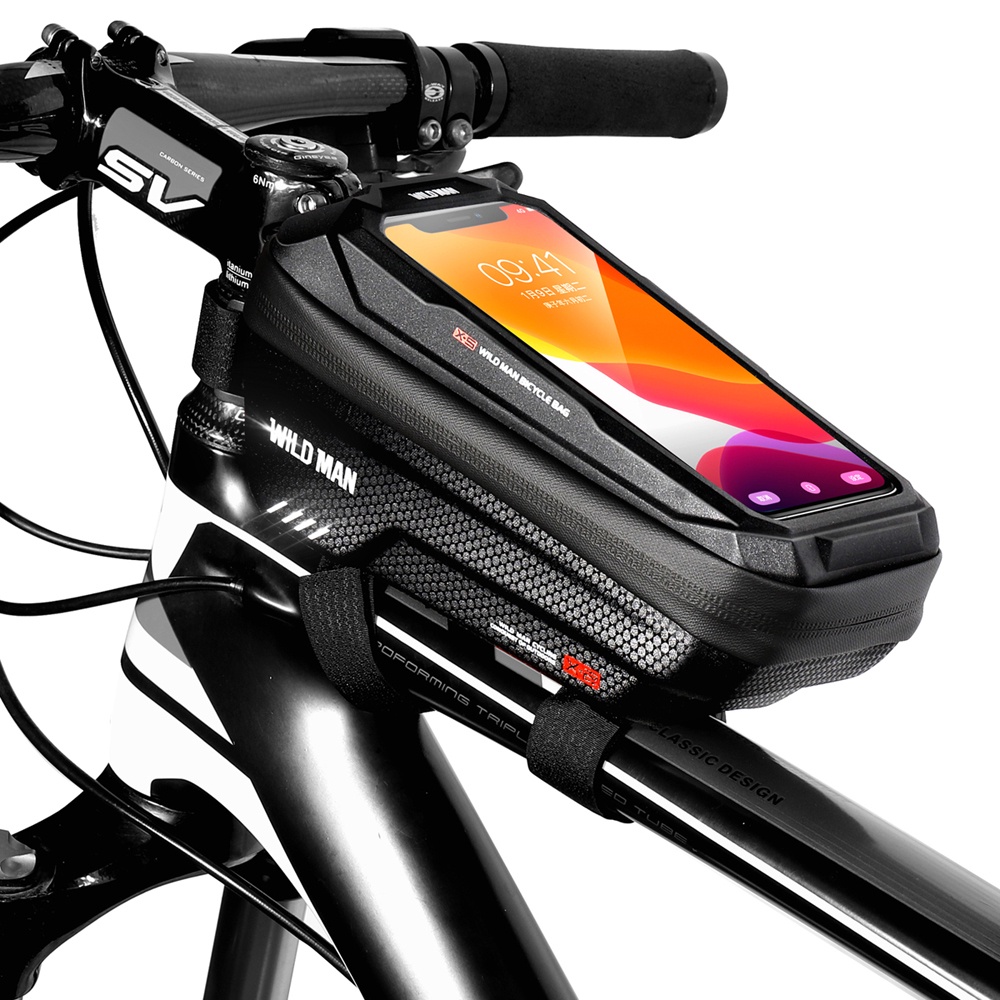 WILD MAN Bike Phone Holder Bag Saco de Ciclismo Para 7 Polegadas Telefone Prova D gua Touch Screen Phone Case MTB Pack Acess rios de Bicicleta