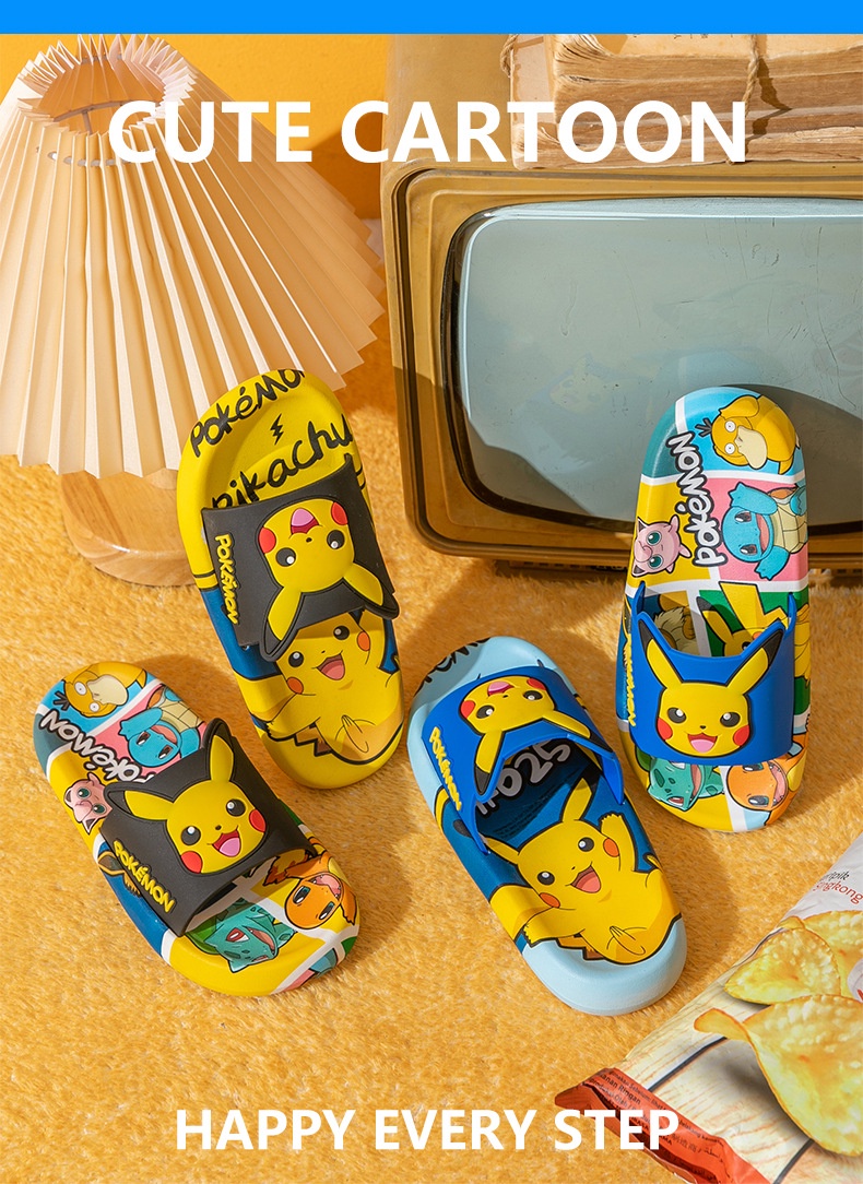 Sandália Estilo Crocs Squirtle Azul Pikachu Pokémon - Índigo Trend