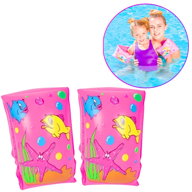Boia Infantil Para Braço Menina / 2 a 6 Anos Praia, Piscina. | Shopee ...